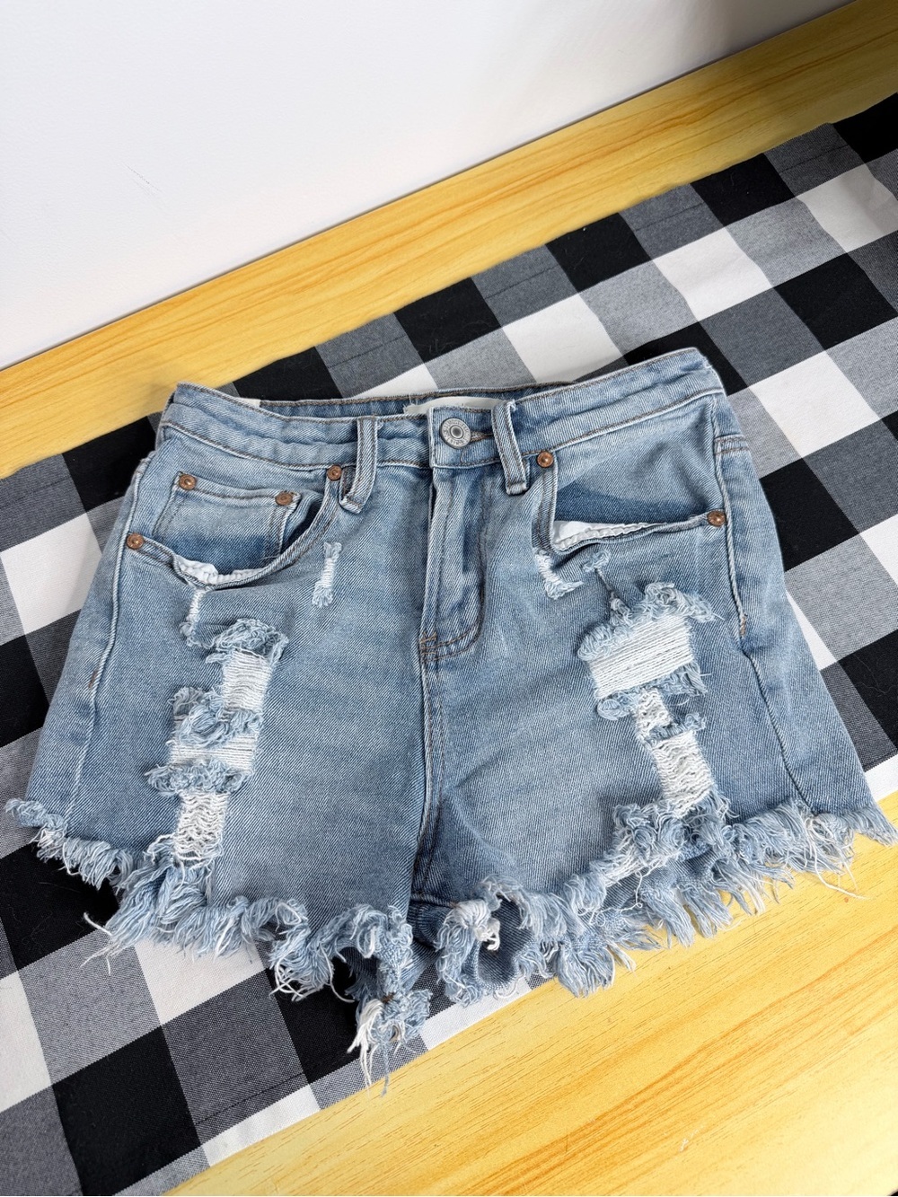 Almost Famous Distressed Jean Short Size 3